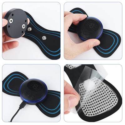 Rechargeable TENS Electric Pulse Neck Shoulder Massager