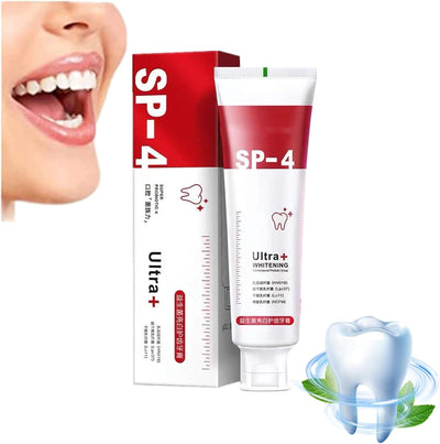 Yayashi Sp-4 Ultra Whitening Toothpaste Probiotic Stain Remover 120gm / Stain Removing Toothpaste, Protects Gums Freshens Breath, For Everyone