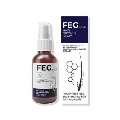 Feg Plus Hair Growth Spray – Stimulate Follicles, Reduce Hair Fall, And Encourage Thicker, Healthier Growth 60ml