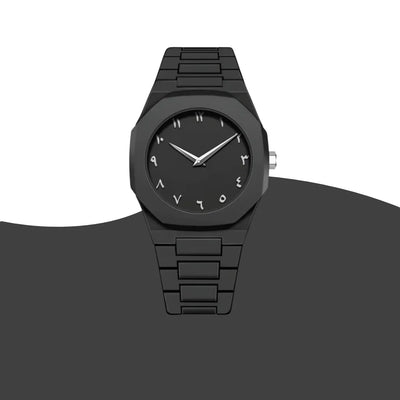Full Black Aura Quartz Watch – Lightweight Design, , Premium Quality & Finish – Best Quality Analog Watch For Boys – Watch For Men | Full Black Color Watch (with Random Box)